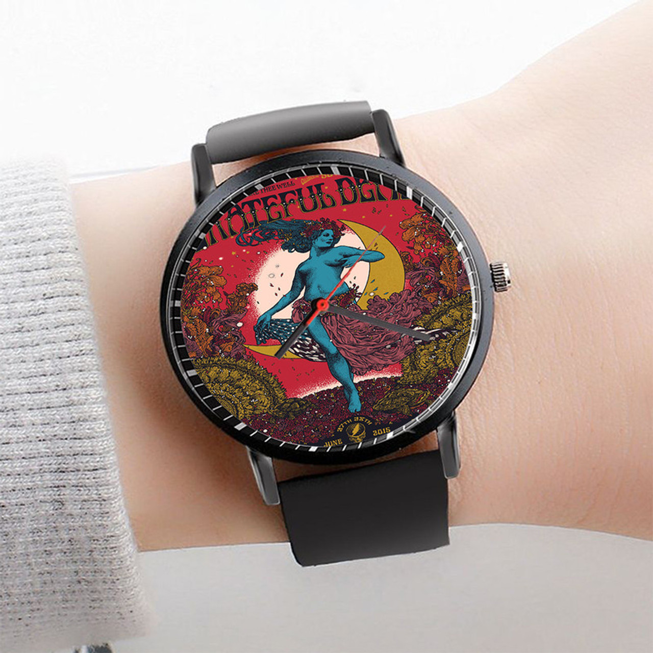 Pastele Grateful Dead Fare Thee Well Watch Custom Unisex Black