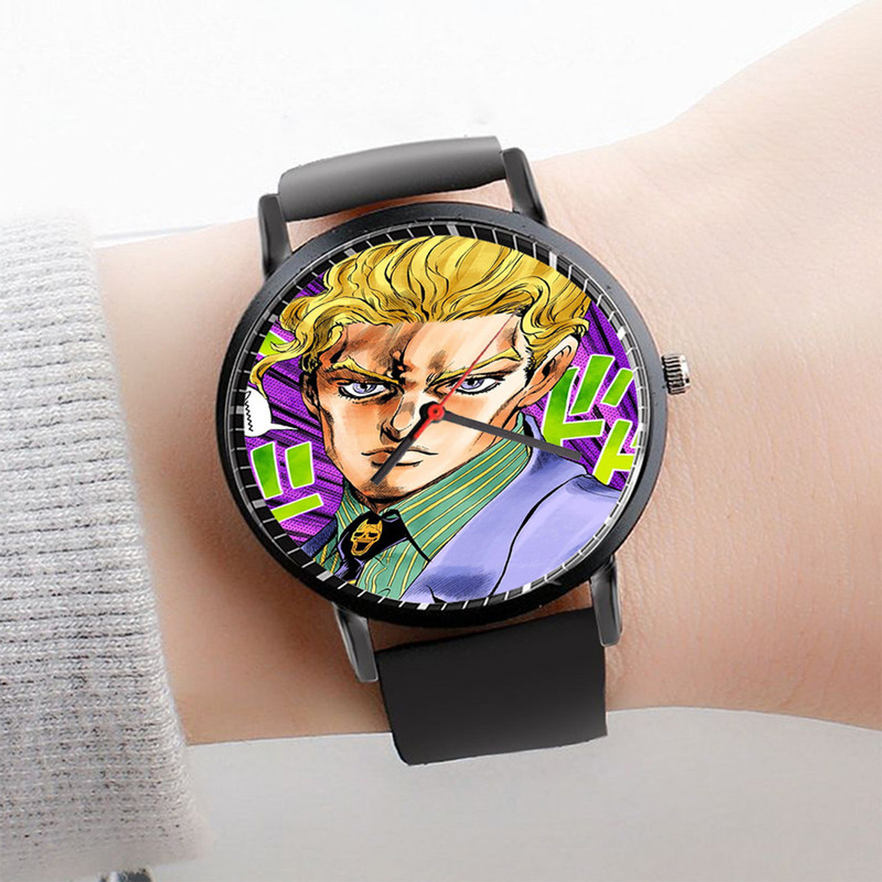 Amazon.co.jp: JoJo's Bizarre Adventure, England, Braided Watch, Watch,  Quartz Watch, Casual, Women's, Men's, Thin, Dial, Easy to See, Popular,  Commuting to Work or School, Stylish, Cute, Gift, Gift Box Included :  Clothing,