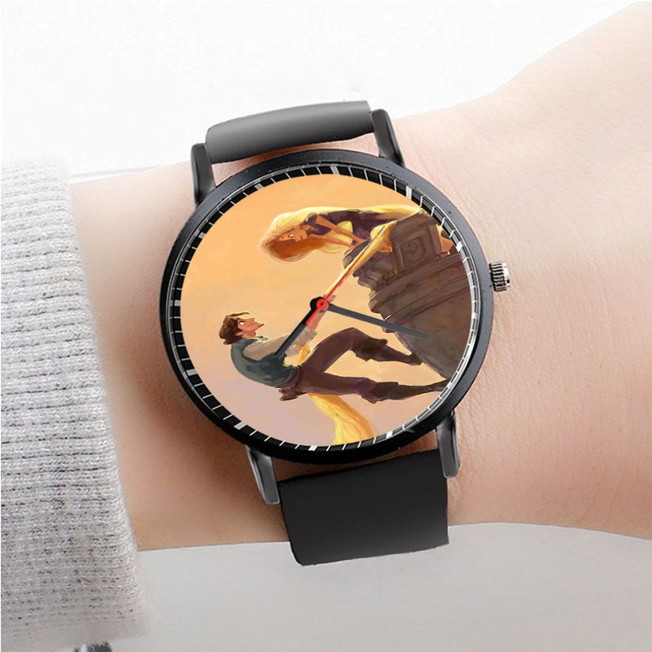 DISNEY Girls' Rapunzel Analog-Quartz Watch with Palestine | Ubuy