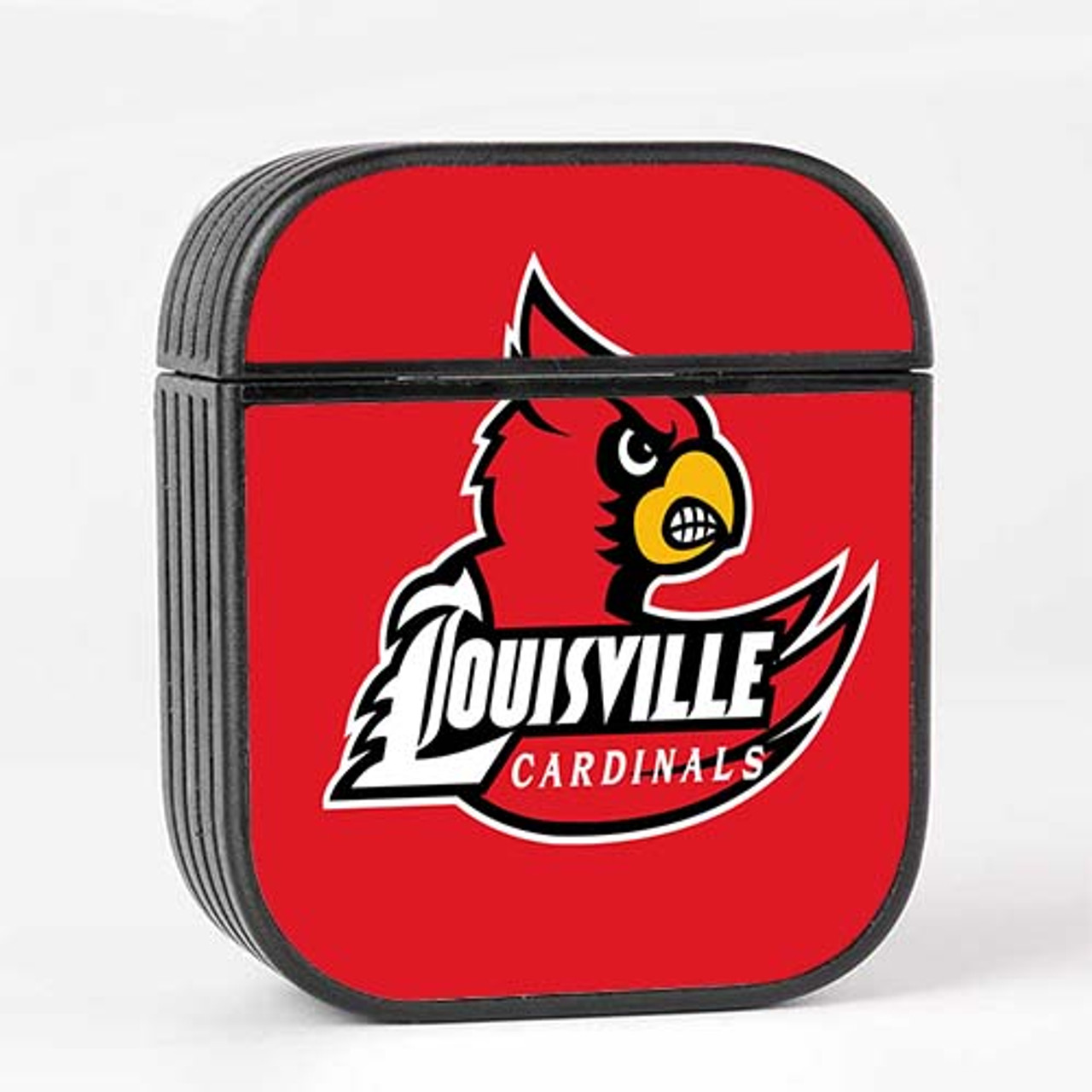 Black Louisville Cardinals Personalized AirPods Pro Case Cover