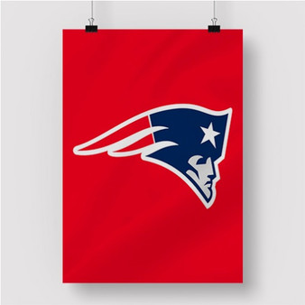 Pastele New England Patriots NFL Art Custom Personalized Silk Poster Print Wall Decor 20 x 13 Inch 24 x 36 Inch Wall Hanging Art Home Decoration