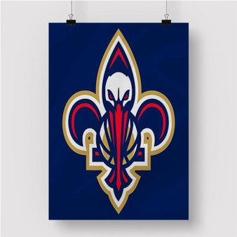Pastele New Orleans Pelicans NBA Art Custom Personalized Silk Poster Print Wall Decor 20 x 13 Inch 24 x 36 Inch Wall Hanging Art Home Decoration