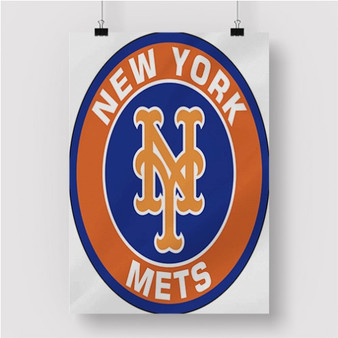Pastele New York Mets MLB Custom Personalized Silk Poster Print Wall Decor 20 x 13 Inch 24 x 36 Inch Wall Hanging Art Home Decoration
