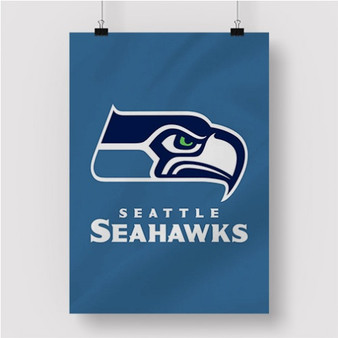 Pastele Seattle Seahawks NFL Art Custom Personalized Silk Poster Print Wall Decor 20 x 13 Inch 24 x 36 Inch Wall Hanging Art Home Decoration