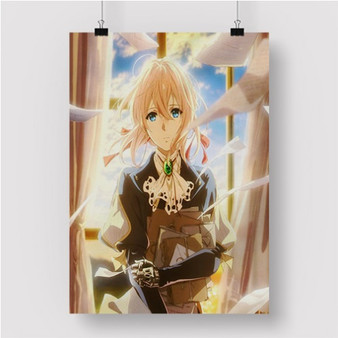 Pastele Violet Evergarden Custom Personalized Silk Poster Print Wall Decor 20 x 13 Inch 24 x 36 Inch Wall Hanging Art Home Decoration