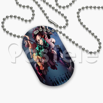 Anime Demon Slayer Custom Personalized Dog Tags ID Name Tag Pet Tag
