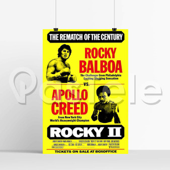 Rocky Balboa vs Apollo Creed Silk Poster Wall Decor 20 x 13 Inch 24 x 36 Inch