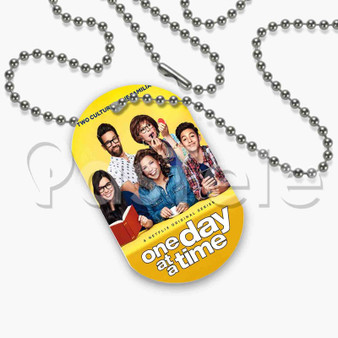 One Day At a Time Custom Personalized Dog Tags ID Name Tag Pet Tag