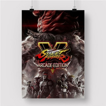 Pastele Street Fighter V Arcade Edition Custom Personalized Silk Poster Print Wall Decor 20 x 13 Inch 24 x 36 Inch Wall Hanging Art Home Decoration