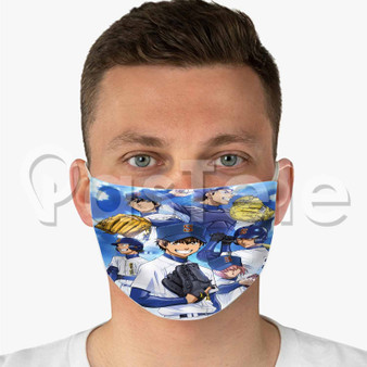 Ace of Diamond Custom Fabric Face Mask Polyester Two Layers Cloth