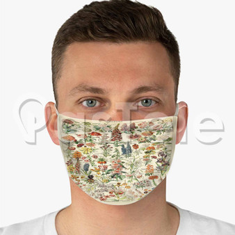 Adolphe Millot Fleurs Custom Fabric Face Mask Polyester Two Layers Cloth
