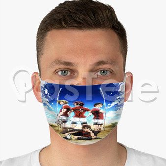 All Out Anime Custom Fabric Face Mask Polyester Two Layers Cloth