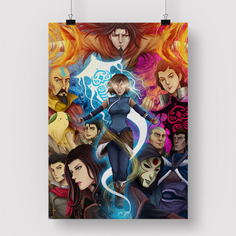 Pastele Avatar The Legend of Korra Anime Custom Personalized Silk Poster Print Wall Decor 20 x 13 Inch 24 x 36 Inch Wall Hanging Art Home Decoration