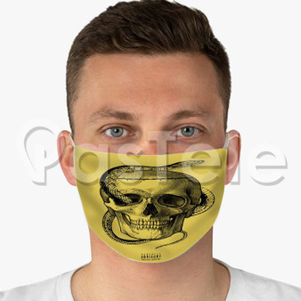 Beerbongs and Bentleys Post Malone Custom Fabric Face Mask Polyester Two Layers Cloth
