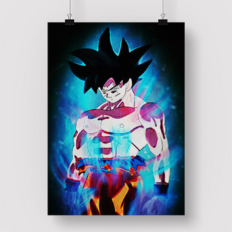 Pastele New Level Goku Dragon Ball Super Custom Personalized Silk Poster New Print Wall Decor 20 x 13 Inch 24 x 36 Inch Wall Hanging Art Home Decoration