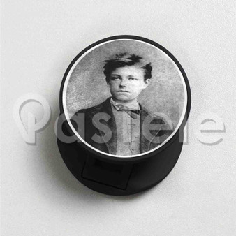 Arthur Rimbaud Custom Round Cell Phone Folding Holder