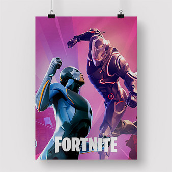 Pastele Omega vs Carbide Fortnite Battle Royale Custom Personalized Silk Poster Print Wall Decor 20 x 13 Inch 24 x 36 Inch Wall Hanging Art Home Decoration