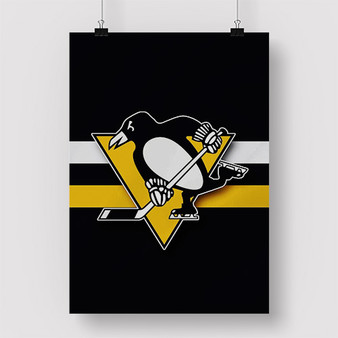 Pastele Pittsburgh Penguins NHL Custom Personalized Silk Poster Print Wall Decor New 20 x 13 Inch 24 x 36 Inch Wall Hanging Art Home Decoration