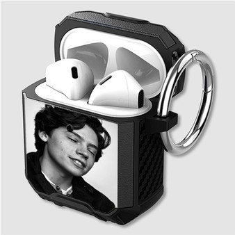 Pastele Cole Sprouse New Custom Personalized Airpods Case Shockproof Cover The Best Smart Protective Cover With Ring AirPods Gen 1 2 3 Pro Black Pink Colors