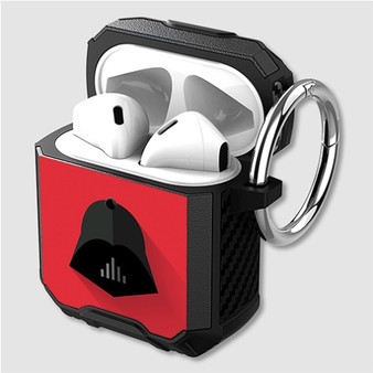 Pastele Darth Vader Star Wars Custom Personalized Airpods Case Shockproof Cover The Best Smart Protective Cover With Ring AirPods Gen 1 2 3 Pro Black Pink Colors