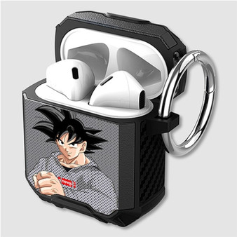 Pastele Goku Dragon Ball Supreme Custom Personalized Airpods Case Shockproof Cover The Best Smart Protective Cover With Ring AirPods Gen 1 2 3 Pro Black Pink Colors