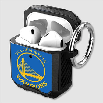 Pastele Golden State Warriors NBA Custom Personalized Airpods Case Shockproof Cover The Best Smart Protective Cover With Ring AirPods Gen 1 2 3 Pro Black Pink Colors