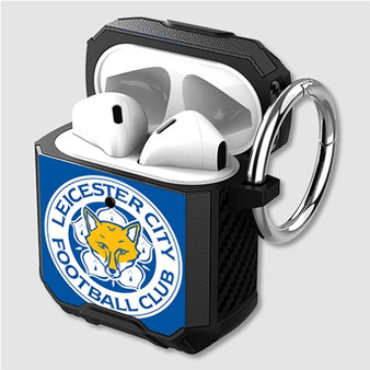 Pastele Leicester City FC Custom Personalized Airpods Case Shockproof Cover The Best Smart Protective Cover With Ring AirPods Gen 1 2 3 Pro Black Pink Colors