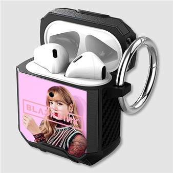 Pastele lisa blackpink Custom Personalized Airpods Case Shockproof Cover The Best Smart Protective Cover With Ring AirPods Gen 1 2 3 Pro Black Pink Colors