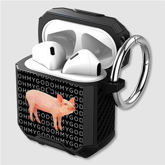 Pastele shane dawson pig Custom Personalized Airpods Case Shockproof Cover The Best Smart Protective Cover With Ring AirPods Gen 1 2 3 Pro Black Pink Colors