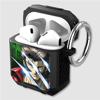 Pastele Wolverine Anime Series Custom Personalized Airpods Case Shockproof Cover The Best Smart Protective Cover With Ring AirPods Gen 1 2 3 Pro Black Pink Colors