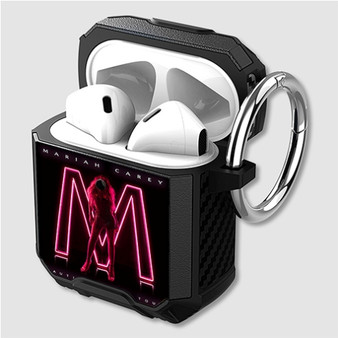 Pastele Mariah Carey Caution World Tour Custom Personalized Airpods Case Shockproof Cover The Best Smart Protective Cover With Ring AirPods Gen 1 2 3 Pro Black Pink Colors