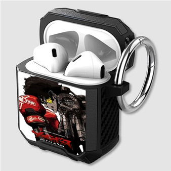 Pastele Megalo Box Custom Personalized Airpods Case Shockproof Cover The Best Smart Protective Cover With Ring AirPods Gen 1 2 3 Pro Black Pink Colors