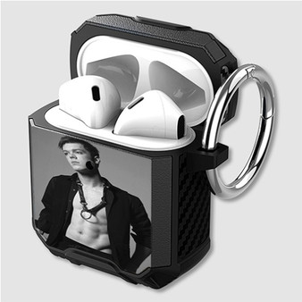Pastele Cameron Monaghan Art Custom Personalized Airpods Case Shockproof Cover The Best Smart Protective Cover With Ring AirPods Gen 1 2 3 Pro Black Pink Colors