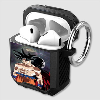 Pastele Dragon Ball Super Goku and Jiren Custom Personalized Airpods Case Shockproof Cover New The Best Smart Protective Cover With Ring AirPods Gen 1 2 3 Pro Black Pink Colors