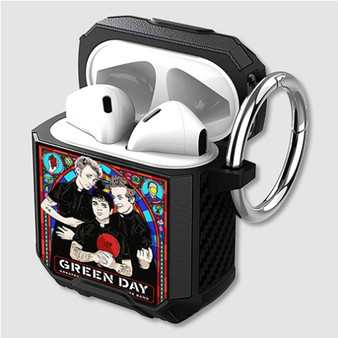 Pastele Green Day Greatest Hits God s Favorite Band Custom Personalized Airpods Case Shockproof Cover The Best Smart Protective Cover With Ring AirPods Gen 1 2 3 Pro Black Pink Colors