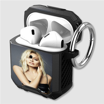 Pastele Margot Robbie New Custom Personalized Airpods Case Shockproof Cover The Best Smart Protective Cover With Ring AirPods Gen 1 2 3 Pro Black Pink Colors