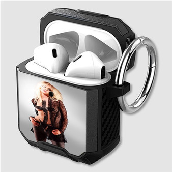 Pastele Taylor Momsen Custom Personalized Airpods Case Shockproof Cover The Best Smart Protective Cover With Ring AirPods Gen 1 2 3 Pro Black Pink Colors