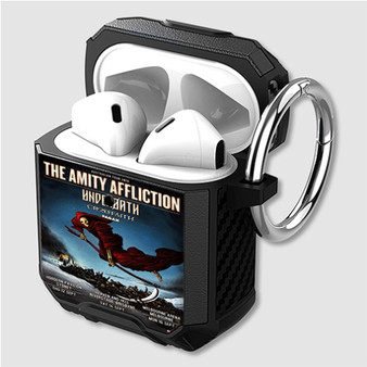 Pastele The Amity Affliction Under Oath 2019 Custom Personalized Airpods Case Shockproof Cover The Best Smart Protective Cover With Ring AirPods Gen 1 2 3 Pro Black Pink Colors