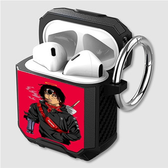Pastele Trippie Redd Custom Personalized Airpods Case Shockproof Cover New The Best Smart Protective Cover With Ring AirPods Gen 1 2 3 Pro Black Pink Colors