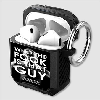 Pastele Conor Mc Gregor UFC Quotes Custom Personalized Airpods Case Shockproof Cover The Best Smart Protective Cover With Ring AirPods Gen 1 2 3 Pro Black Pink Colors