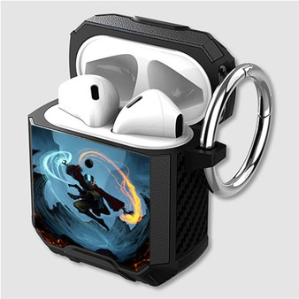 Pastele Darth Vader and Ahsoka Tano Custom Personalized Airpods Case Shockproof Cover The Best Smart Protective Cover With Ring AirPods Gen 1 2 3 Pro Black Pink Colors