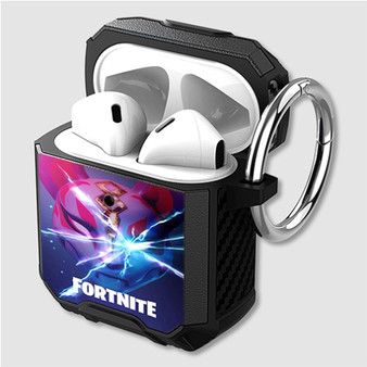 Pastele Fortnite Season 5 Custom Personalized Airpods Case Shockproof Cover The Best Smart Protective Cover With Ring AirPods Gen 1 2 3 Pro Black Pink Colors