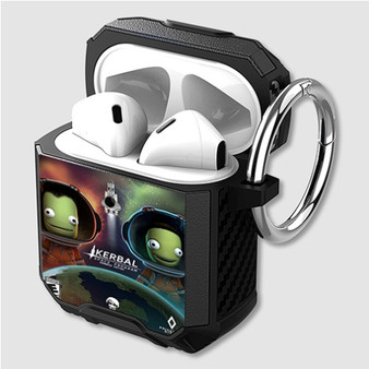 Pastele Kerbal Space Program Enhanced Edition Custom Personalized Airpods Case Shockproof Cover The Best Smart Protective Cover With Ring AirPods Gen 1 2 3 Pro Black Pink Colors