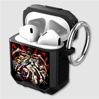 Pastele Overlord Anime Custom Personalized Airpods Case Shockproof Cover The Best Smart Protective Cover With Ring AirPods Gen 1 2 3 Pro Black Pink Colors