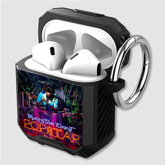 Pastele Pn B Rock Trapstar Turnt Popstar Custom Personalized Airpods Case Shockproof Cover The Best Smart Protective Cover With Ring AirPods Gen 1 2 3 Pro Black Pink Colors