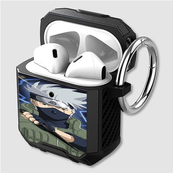 Pastele Hatake Kakashi Naruto Shippuden Custom Personalized Airpods Case Shockproof Cover New The Best Smart Protective Cover With Ring AirPods Gen 1 2 3 Pro Black Pink Colors
