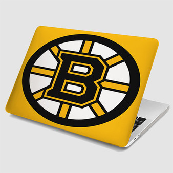 Pastele Boston Bruins NHL Art MacBook Case Custom Personalized Smart Protective Cover for MacBook MacBook Pro MacBook Pro Touch MacBook Pro Retina MacBook Air Cases