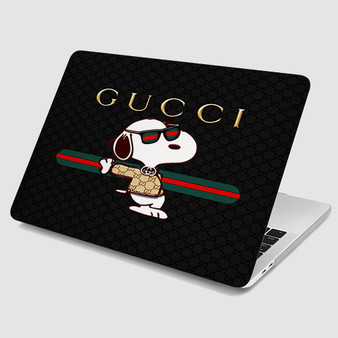 Pastele Gucci Snoopy MacBook Case Custom Personalized Smart Protective Cover for MacBook MacBook Pro MacBook Pro Touch MacBook Pro Retina MacBook Air Cases