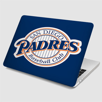 Pastele San Diego Padres MLB MacBook Case Custom Personalized Smart Protective Cover for MacBook MacBook Pro MacBook Pro Touch MacBook Pro Retina MacBook Air Cases