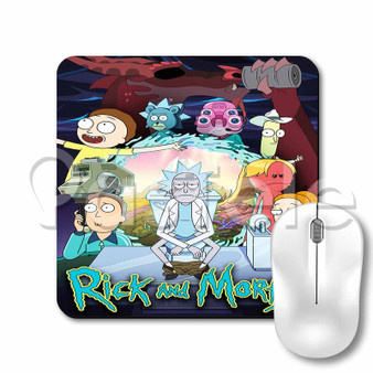 Rick and Morty Custom Printed Computer Mouse Pad Personalized